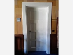 example photo of an apartment door in the guest house